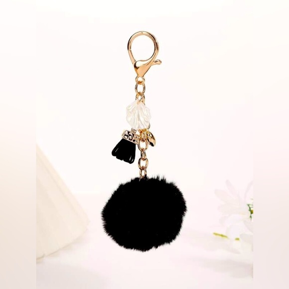 Tassel and Pom Pom keychain/bag charm - Picture 1 of 1